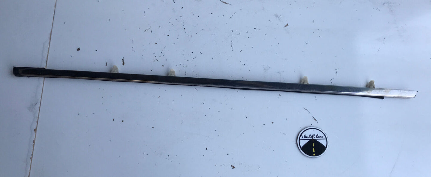 1998 Acura Integra Coupe RH Door Exterior window scrapper trim