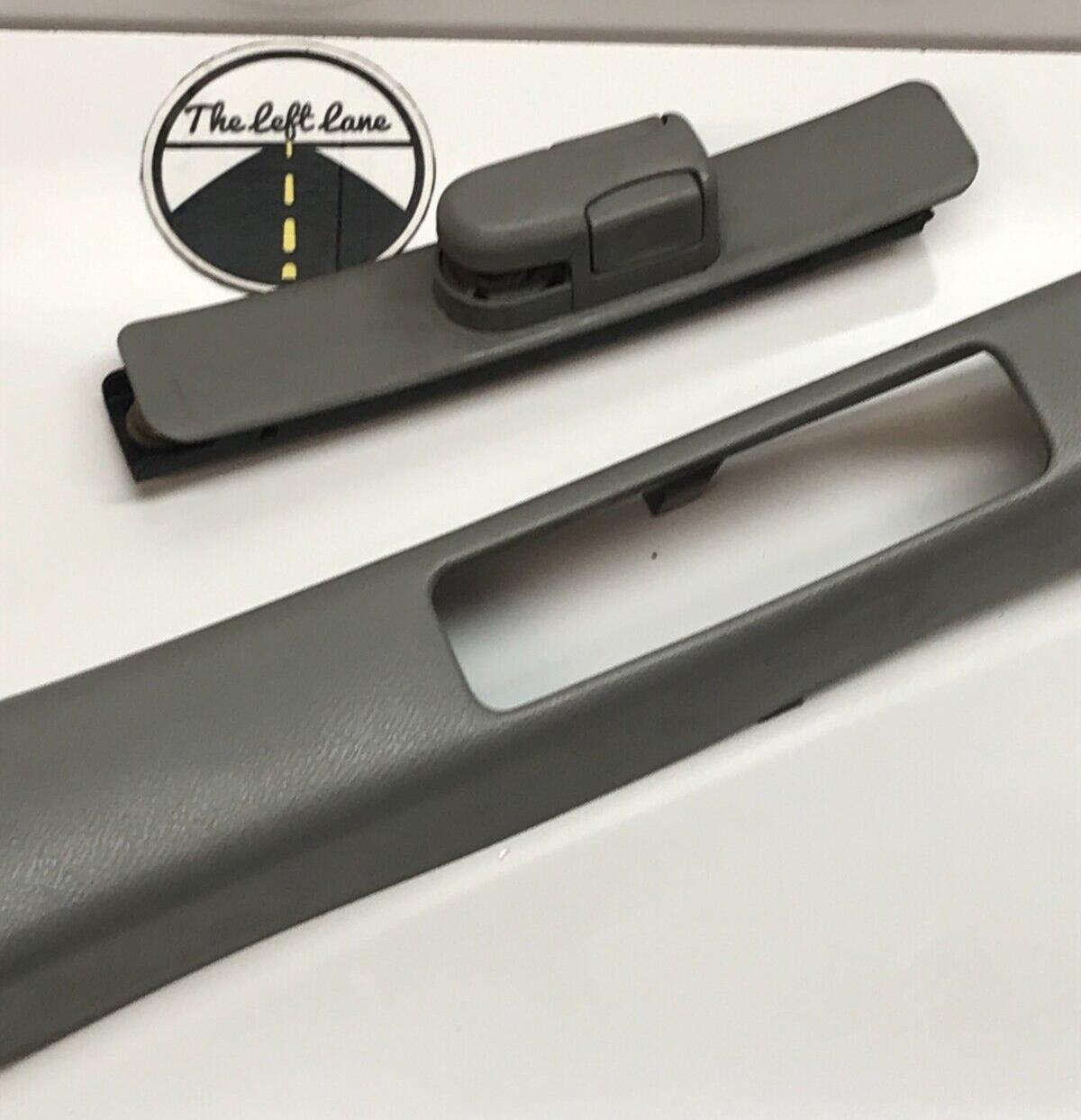 94 - 01 Acura Integra Sedan LH Left Driver B Pillar Upper Seat Belt Trim Grey