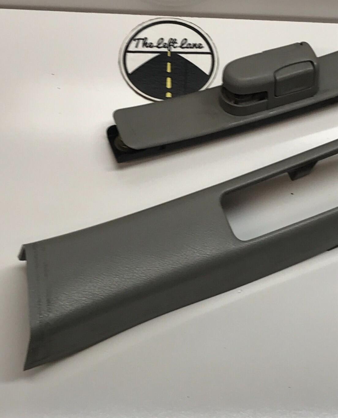 94 - 01 Acura Integra Sedan LH Left Driver B Pillar Upper Seat Belt Trim Grey