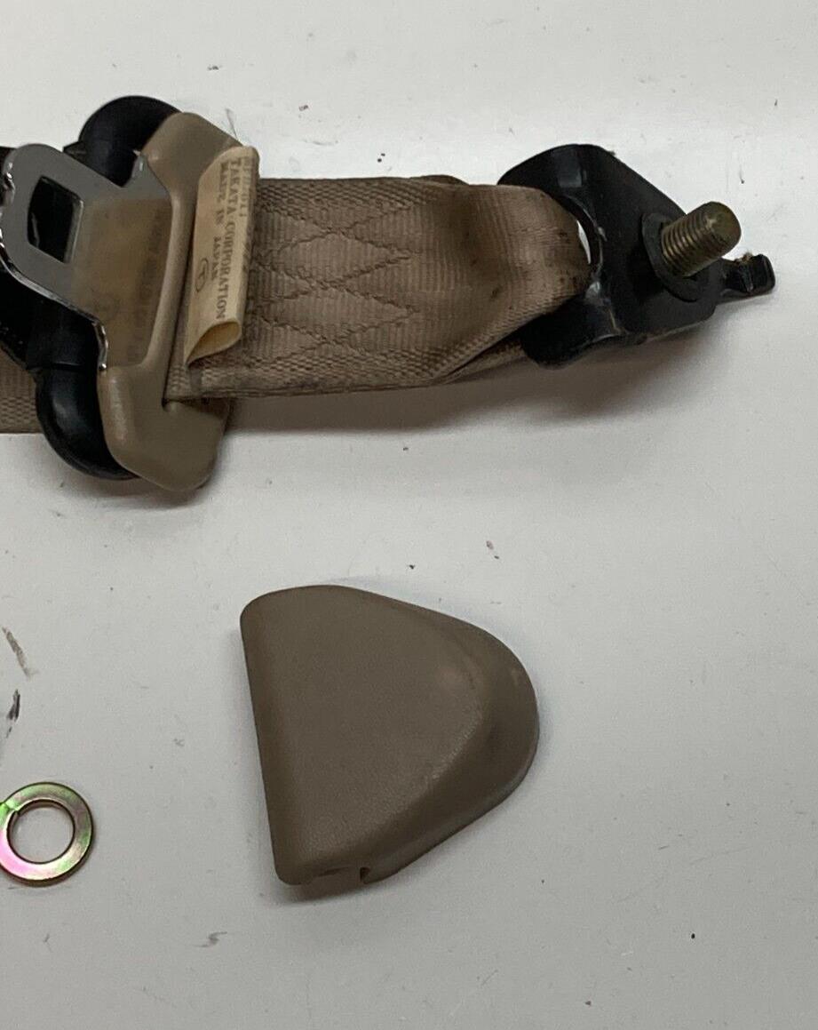94 - 01 Acura Integra Coupe Rear RH Passenger Tan Seat Belt OEM