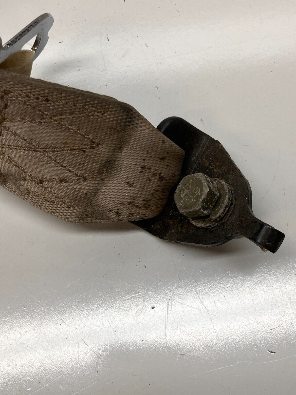 94 - 01 Acura Integra Coupe Rear RH Passenger Tan Seat Belt OEM