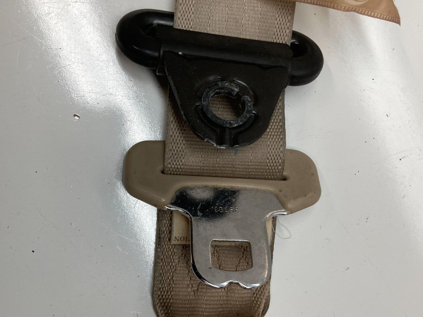 94 - 01 Acura Integra Coupe Rear RH Passenger Tan Seat Belt OEM