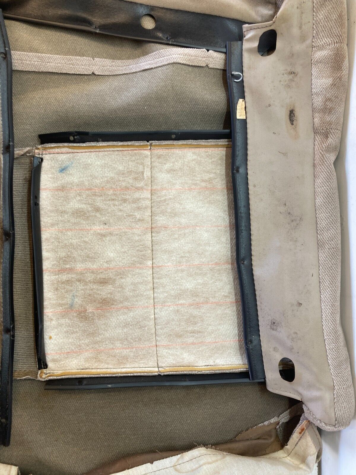 94 - 01 Acura Integra REAR Seat UPPER Cloth Skin SET LH RH TAN OEM