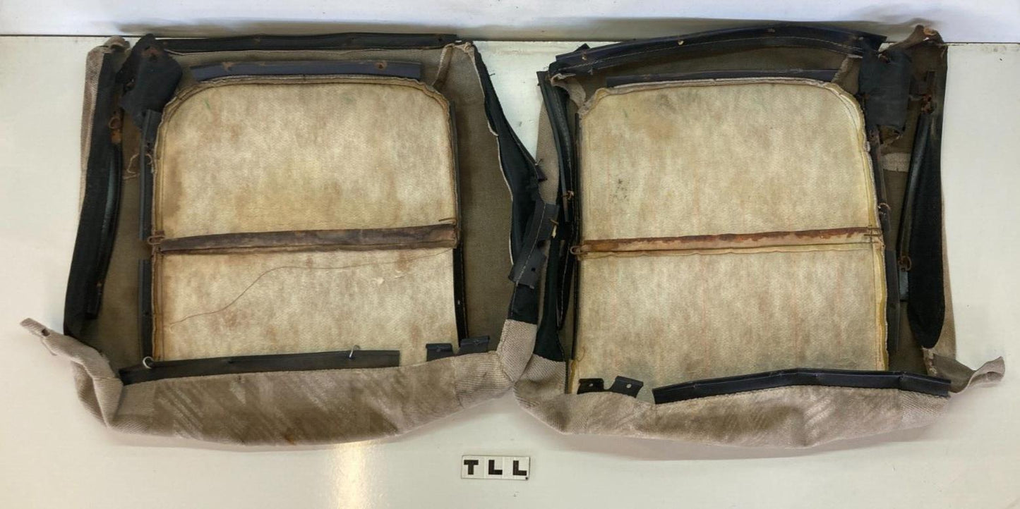 94 - 01 Acura Integra REAR Seat Lower Cloth Skin SET LH RH TAN OEM