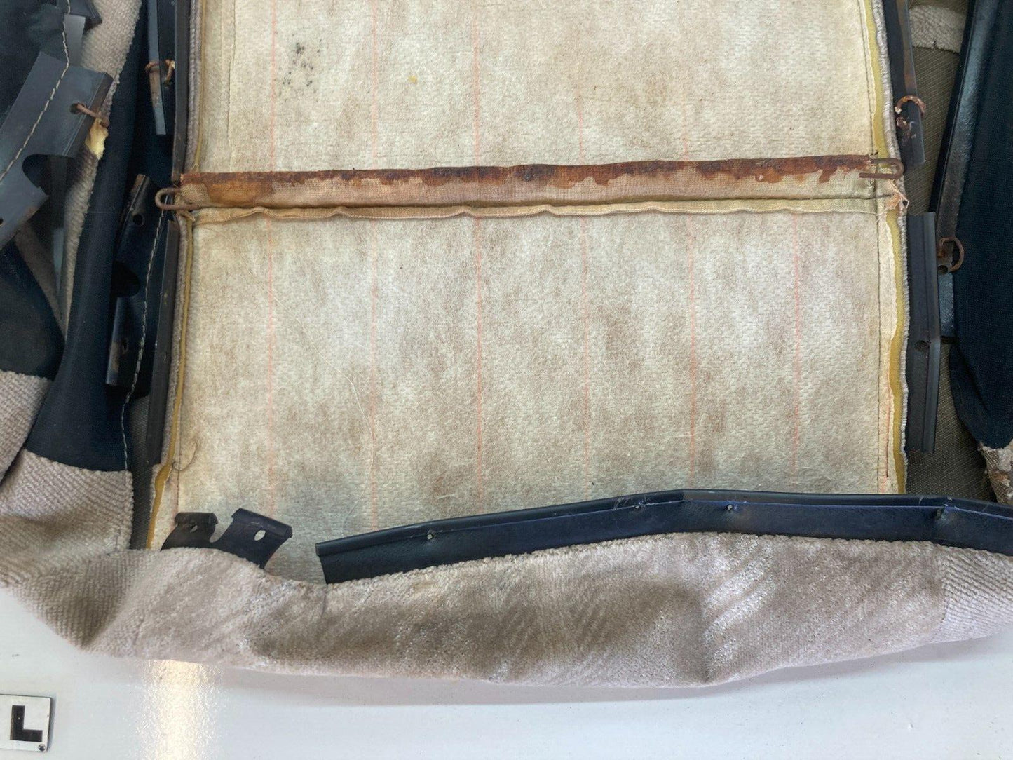 94 - 01 Acura Integra REAR Seat Lower Cloth Skin SET LH RH TAN OEM
