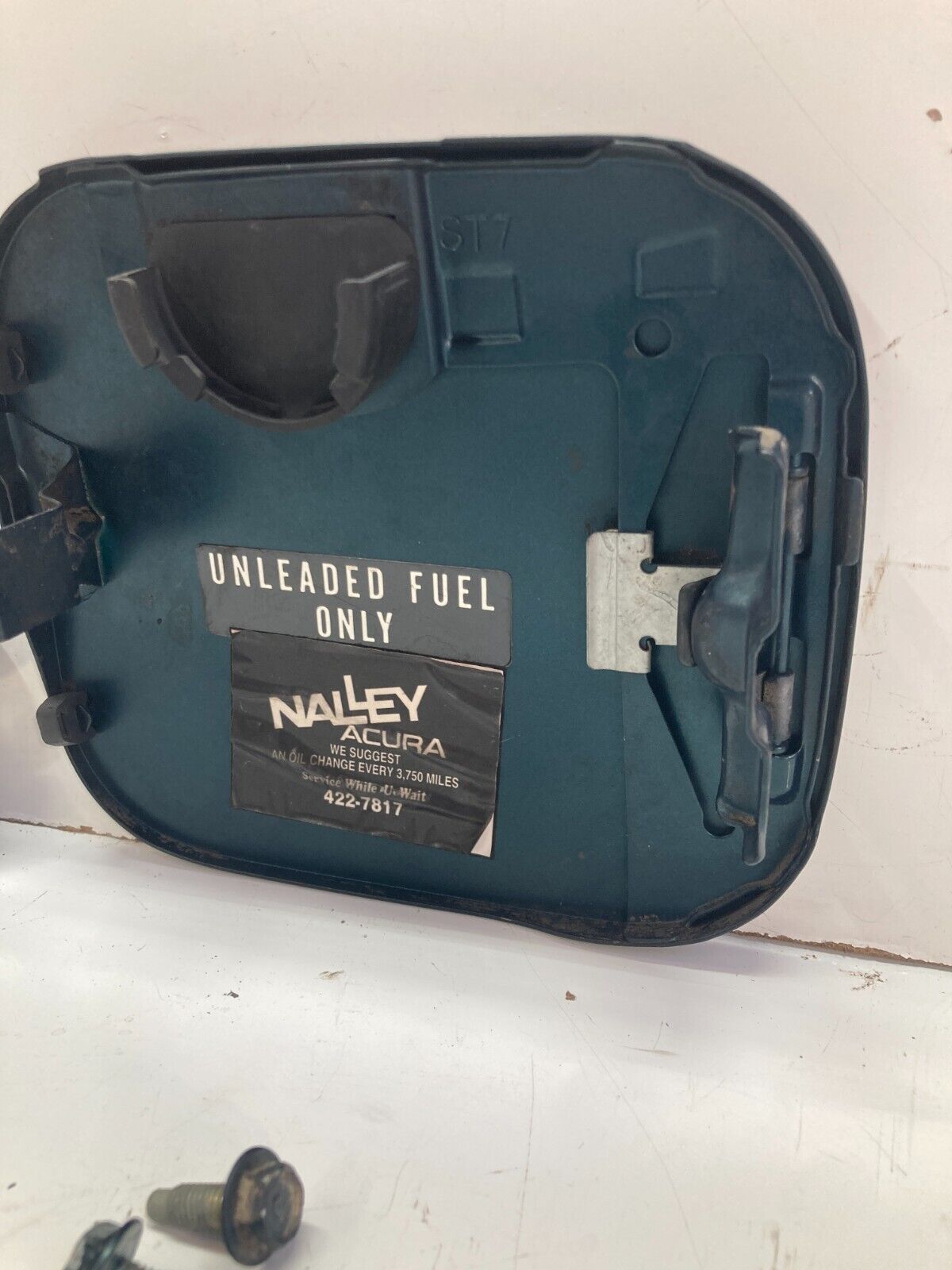 94-01 Acura Integra Sedan Gas Tank Fuel Filler Door Cover Green OEM CODE G-82P