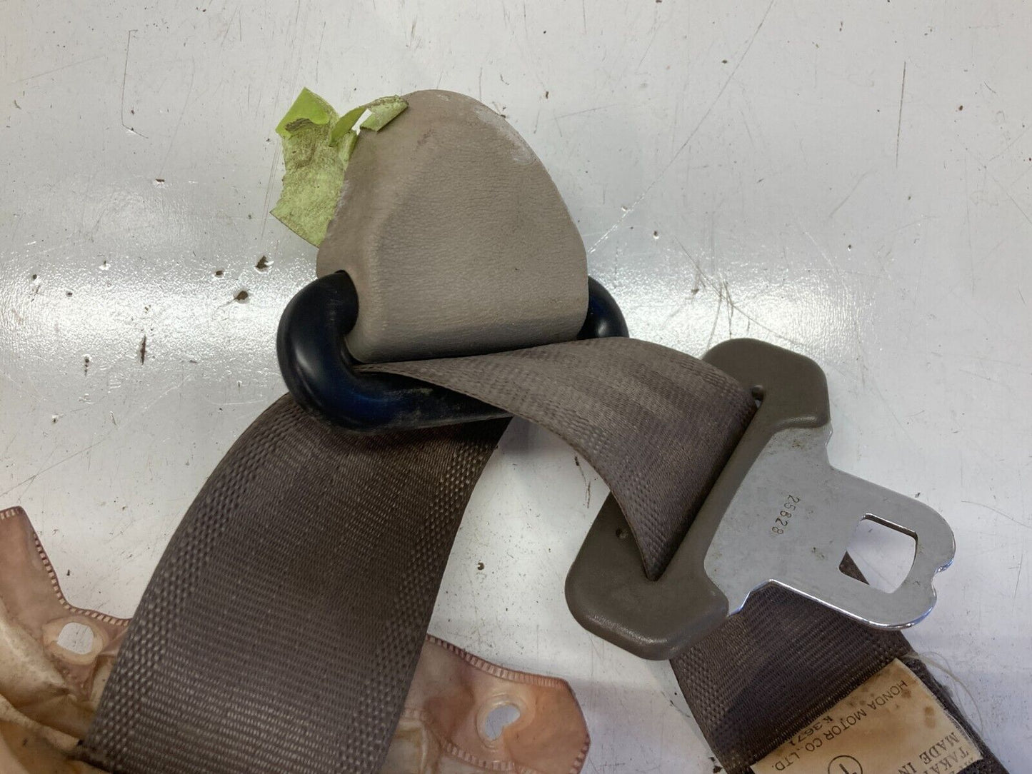 94-01 Acura Integra Coupe Rear RH Passenger Tan Seat Belt OEM