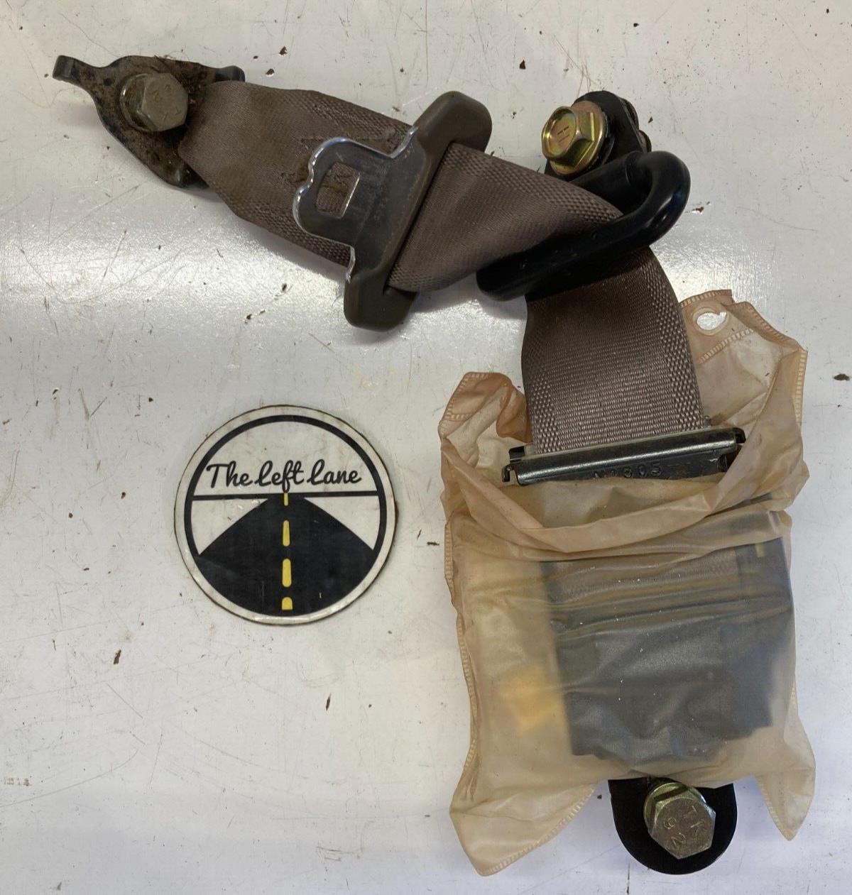 94-01 Acura Integra Coupe Rear LH Left Tan Seat Belt OEM