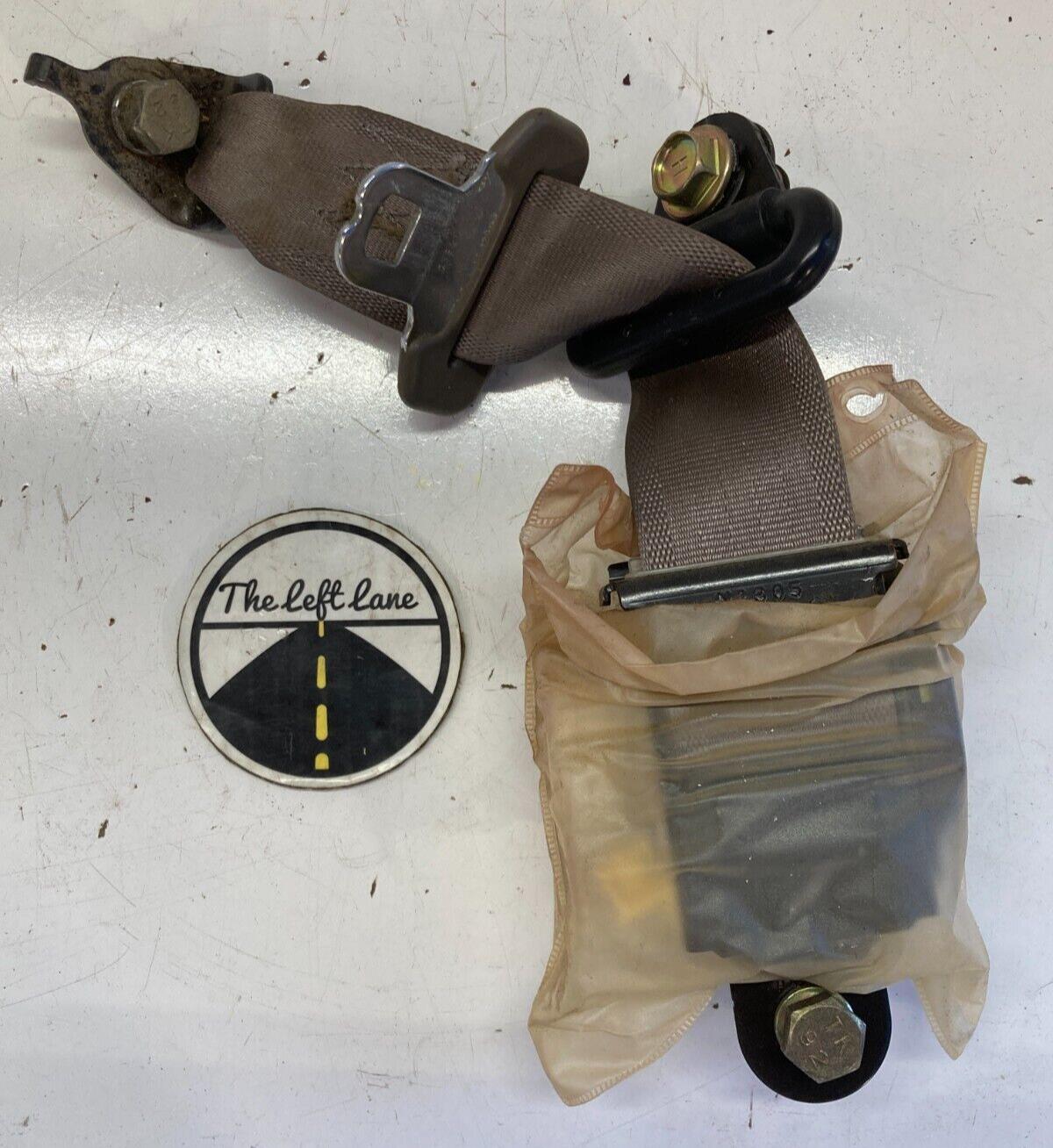 94-01 Acura Integra Coupe Rear LH Left Tan Seat Belt OEM