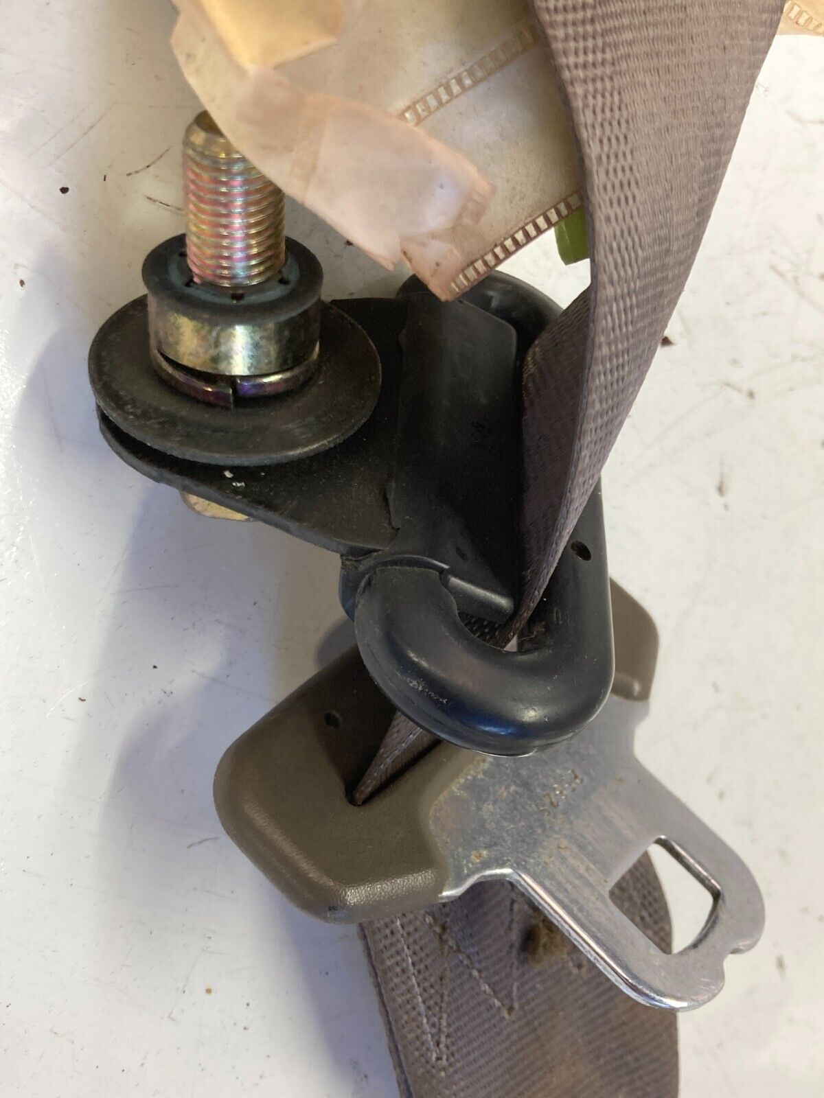 94-01 Acura Integra Coupe Rear LH Left Tan Seat Belt OEM