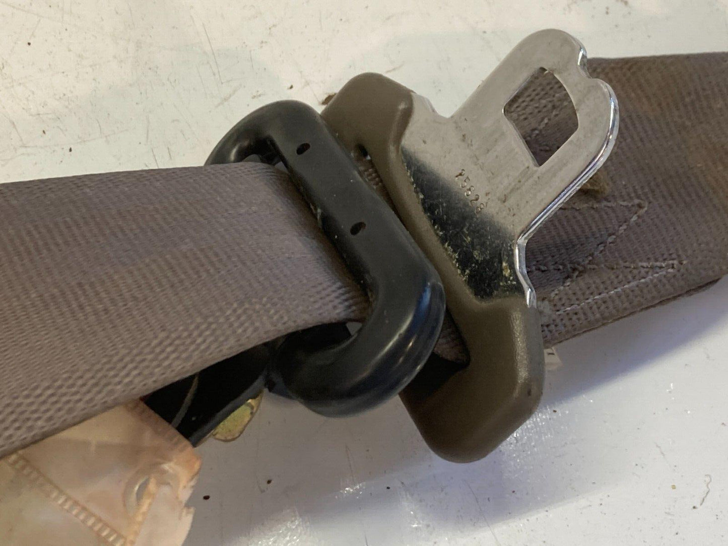 94-01 Acura Integra Coupe Rear LH Left Tan Seat Belt OEM