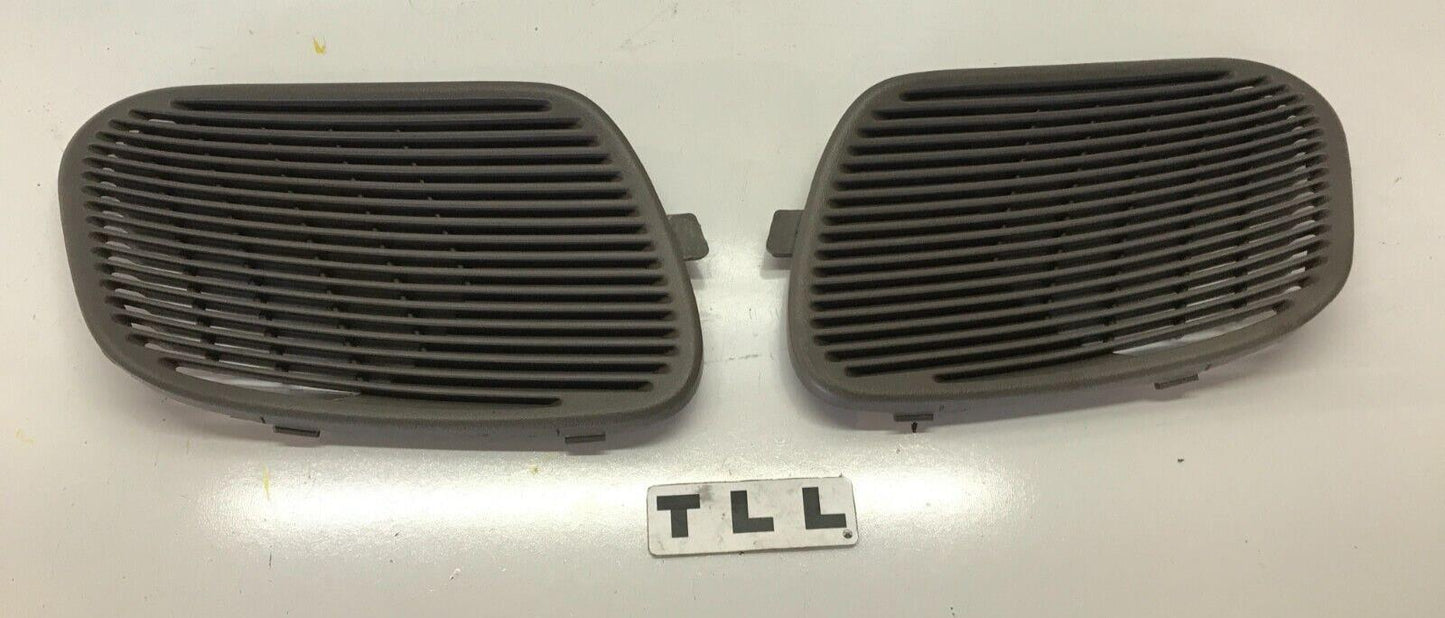 94-01 ACURA INTEGRA 2D REAR SPEAKER COVER TRIM PLASTIC LEFT & RIGHT TAN OEM