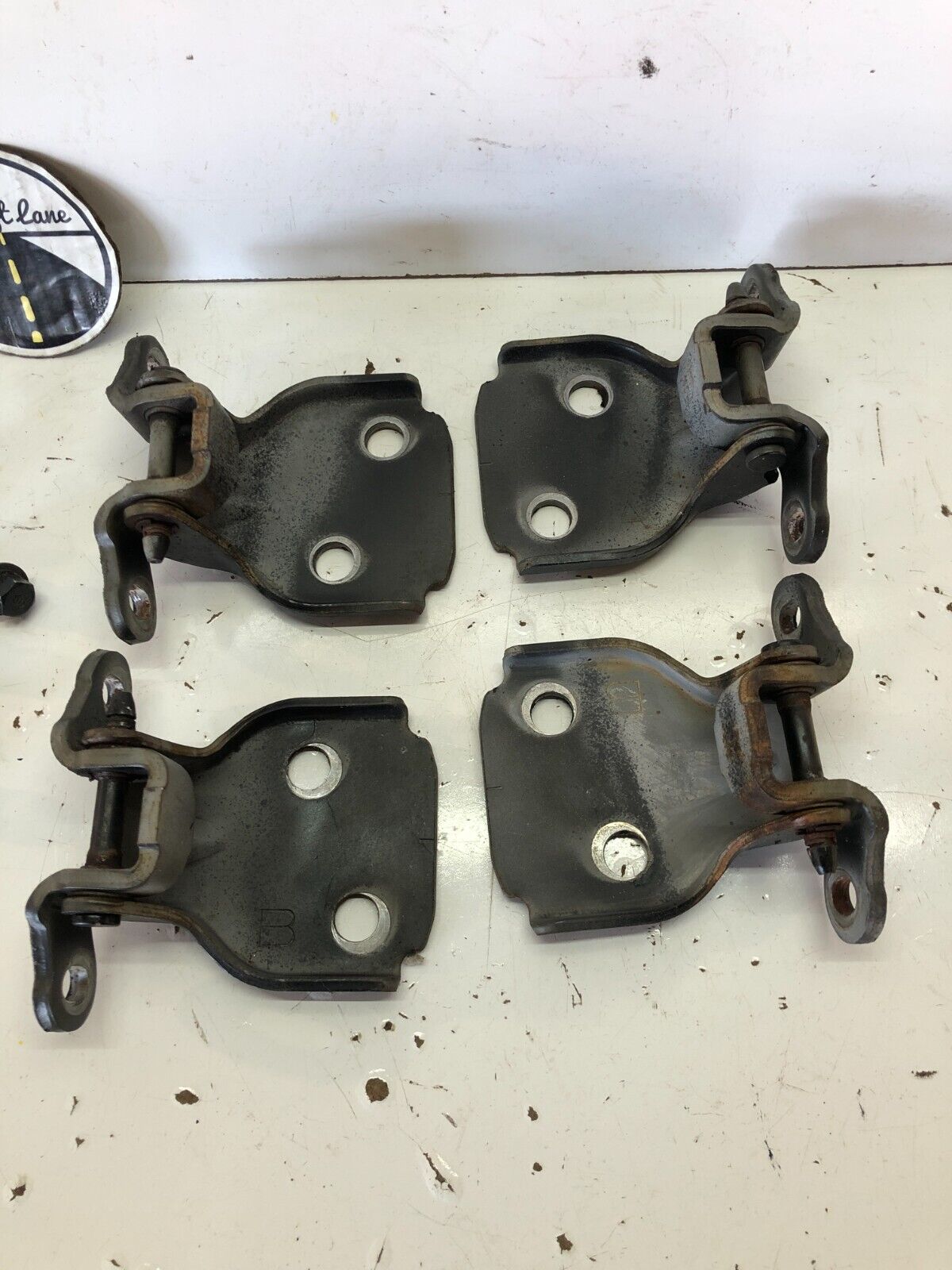 1994-2001 Acura Integra 2Dr Coupe Door Hinge Set LH RH OEM Front