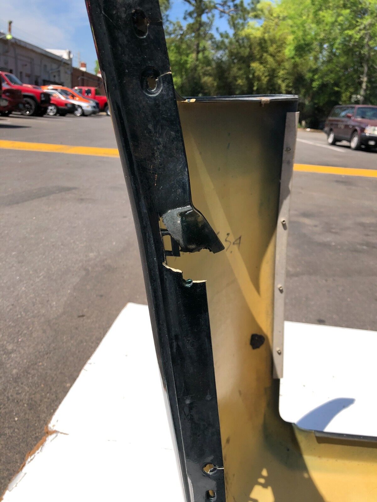 1991 - 96 C4 Corvette REAR Bumper Cover Facia Green OEM -- Pick up or Freight