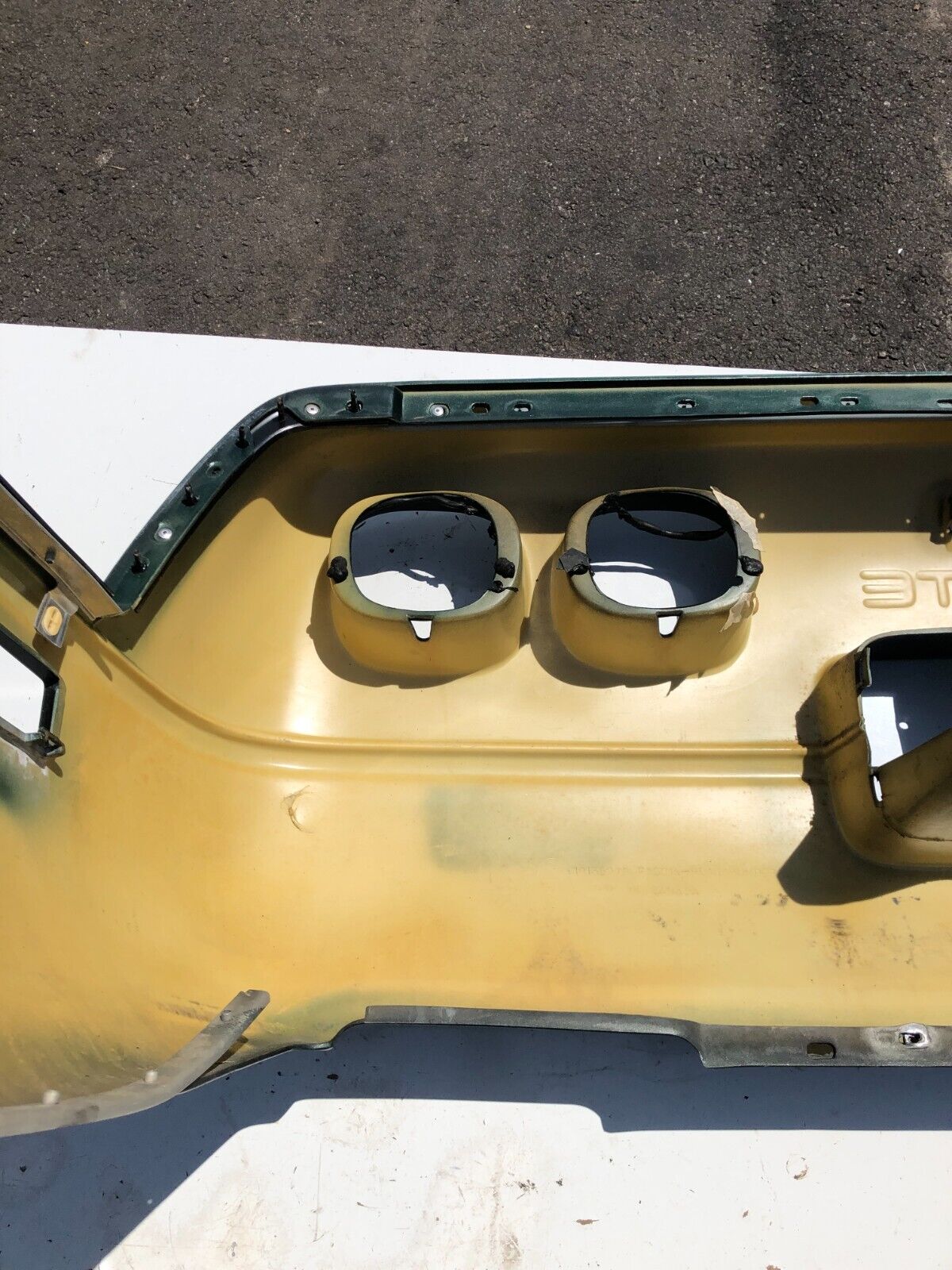 1991 - 96 C4 Corvette REAR Bumper Cover Facia Green OEM -- Pick up or Freight