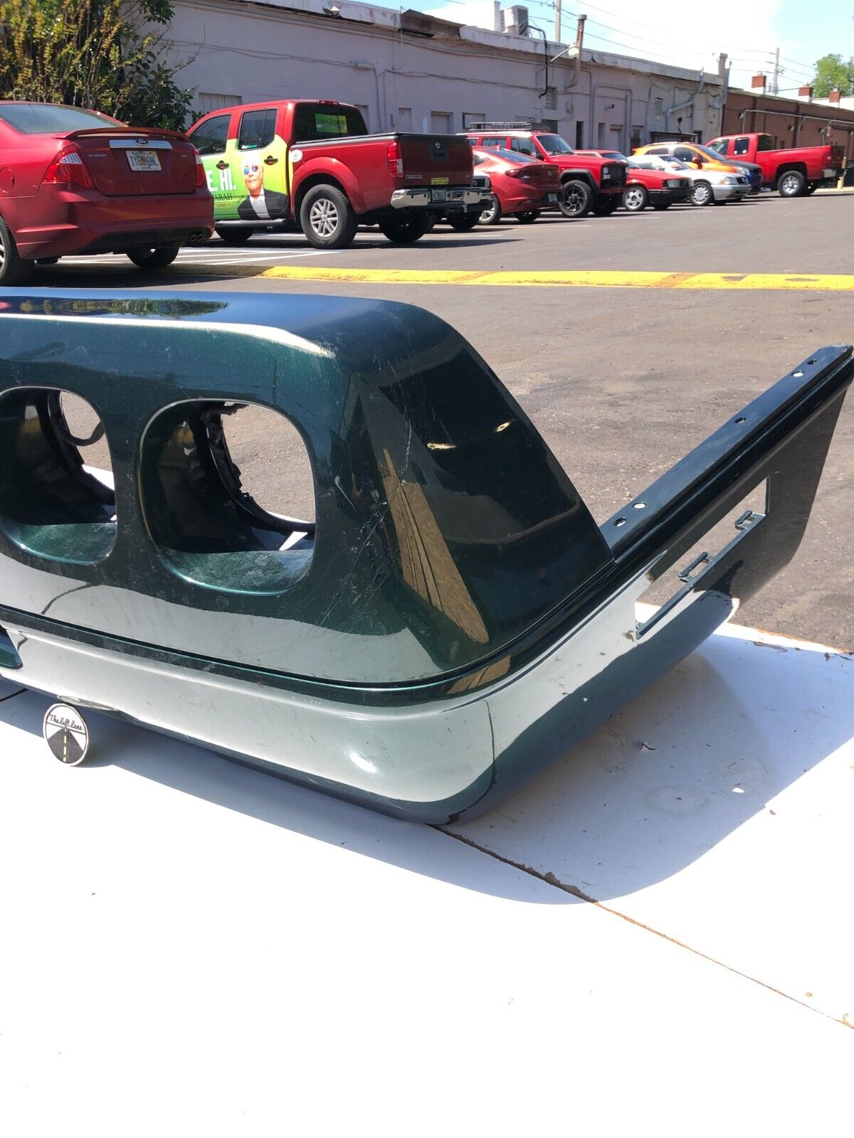1991 - 96 C4 Corvette REAR Bumper Cover Facia Green OEM -- Pick up or Freight