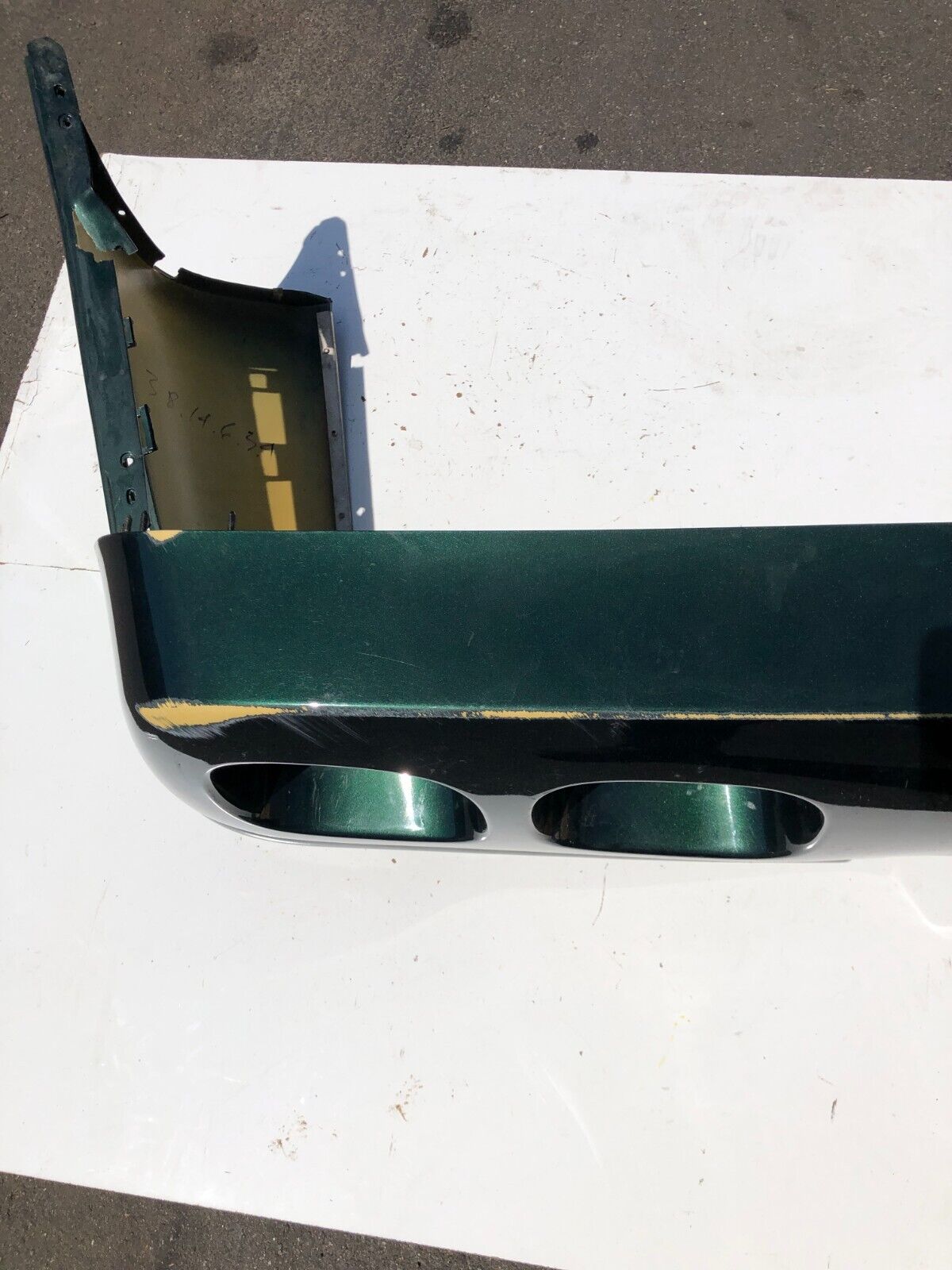 1991 - 96 C4 Corvette REAR Bumper Cover Facia Green OEM -- Pick up or Freight