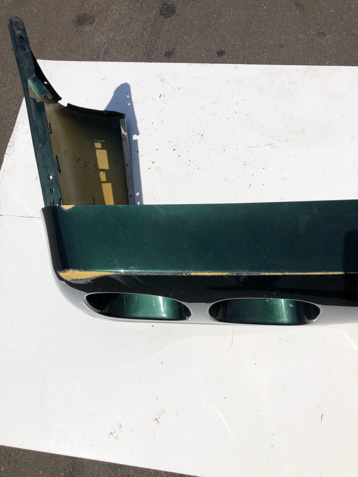 1991 - 96 C4 Corvette REAR Bumper Cover Facia Green OEM -- Pick up or Freight