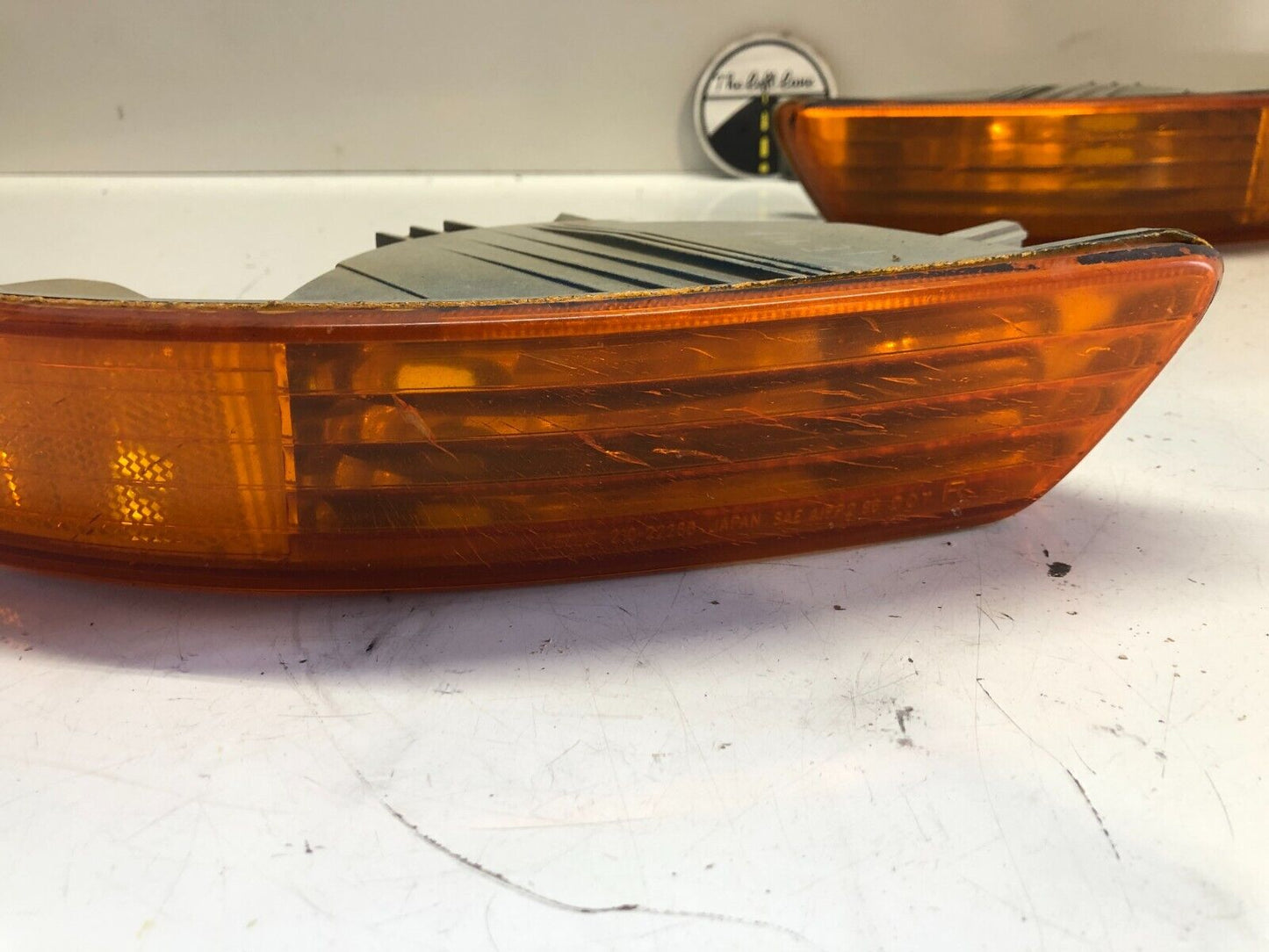 98 - 01 Acura Integra Coupe Front Lower Bumper Corner Lens Turn Signals LH RH