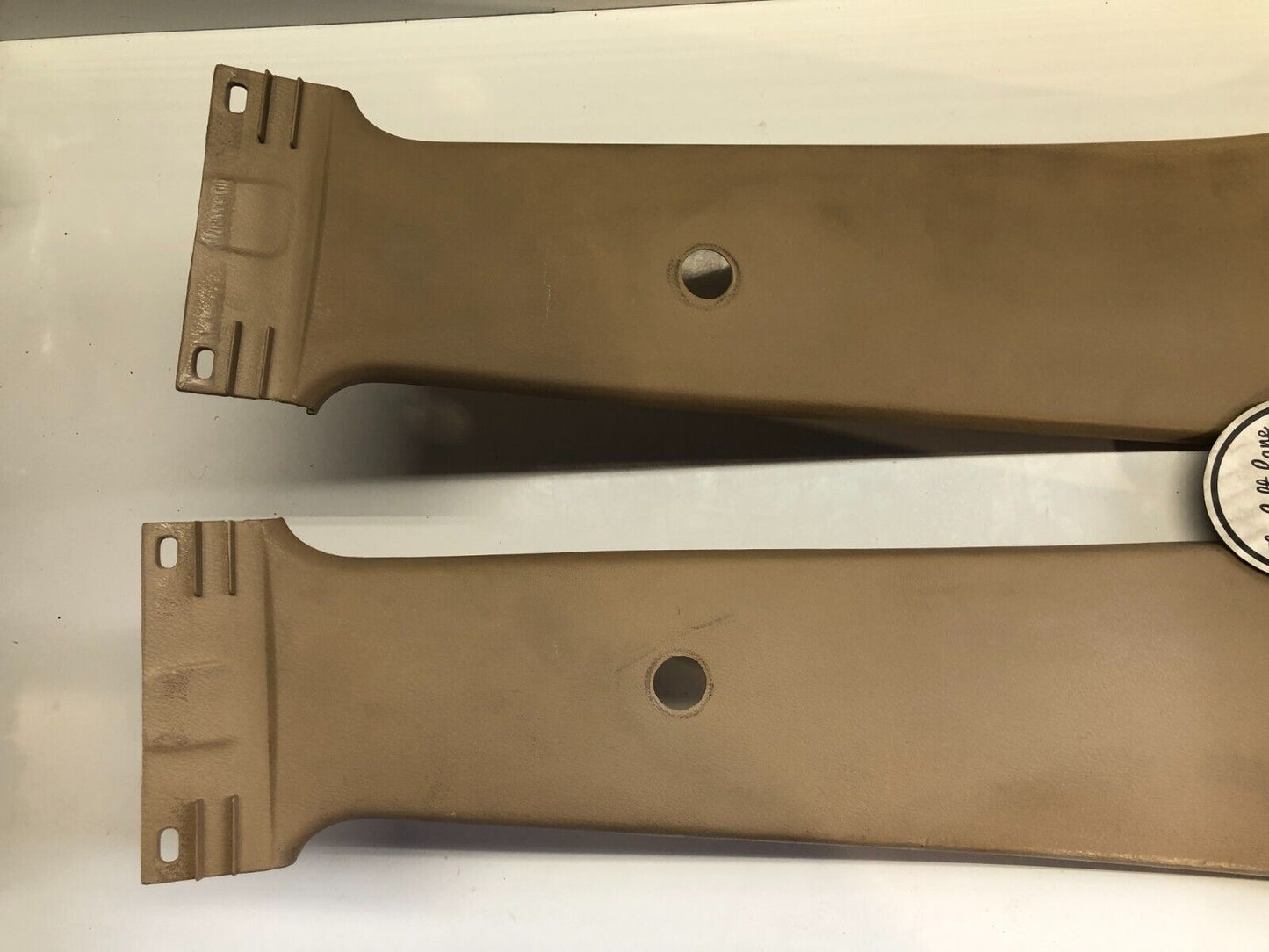 84-96 Jeep Cherokee XJ B Pillar Trim LH RH SET Panel Camel Tan OEM