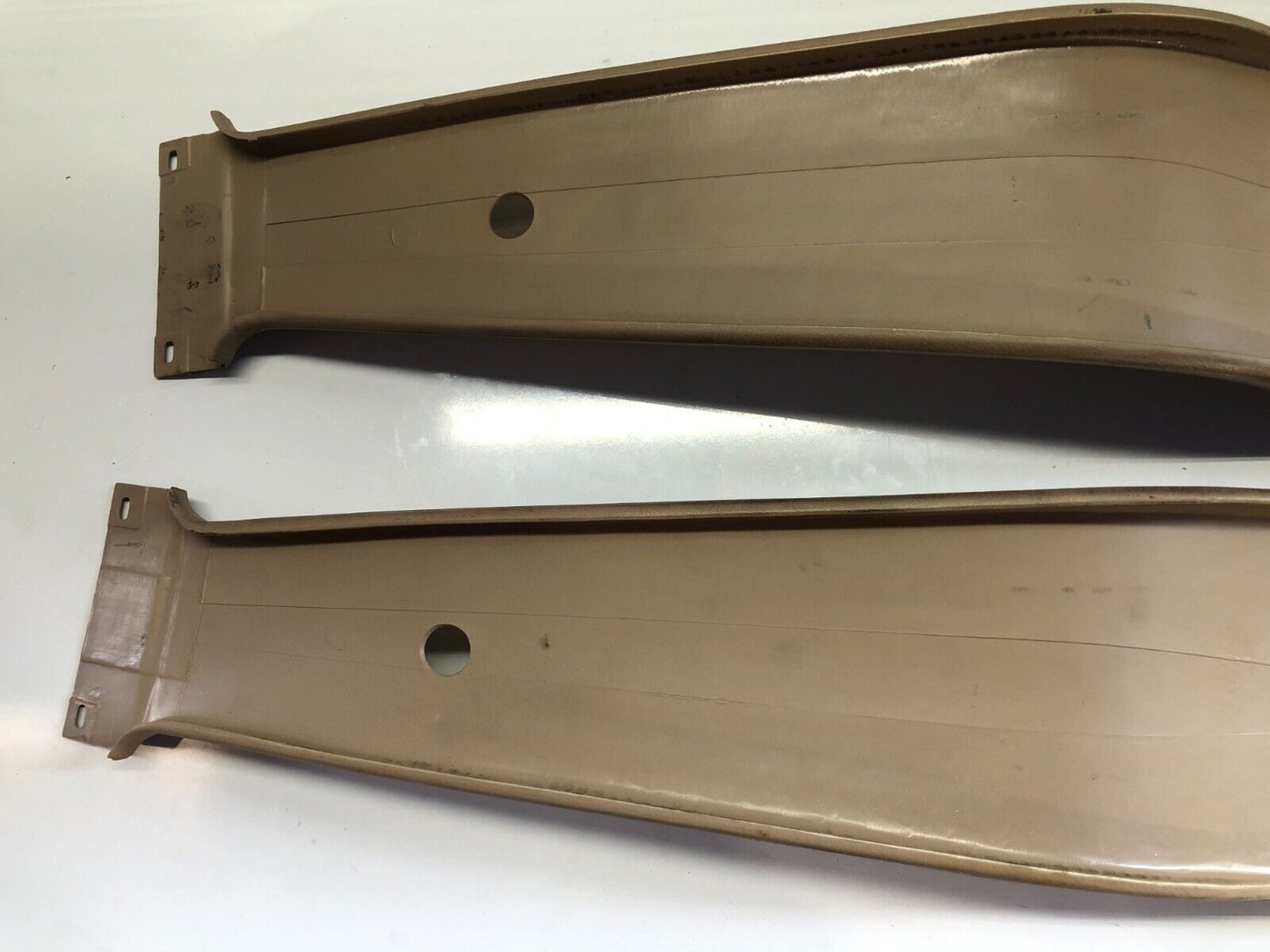 84-96 Jeep Cherokee XJ B Pillar Trim LH RH SET Panel Camel Tan OEM
