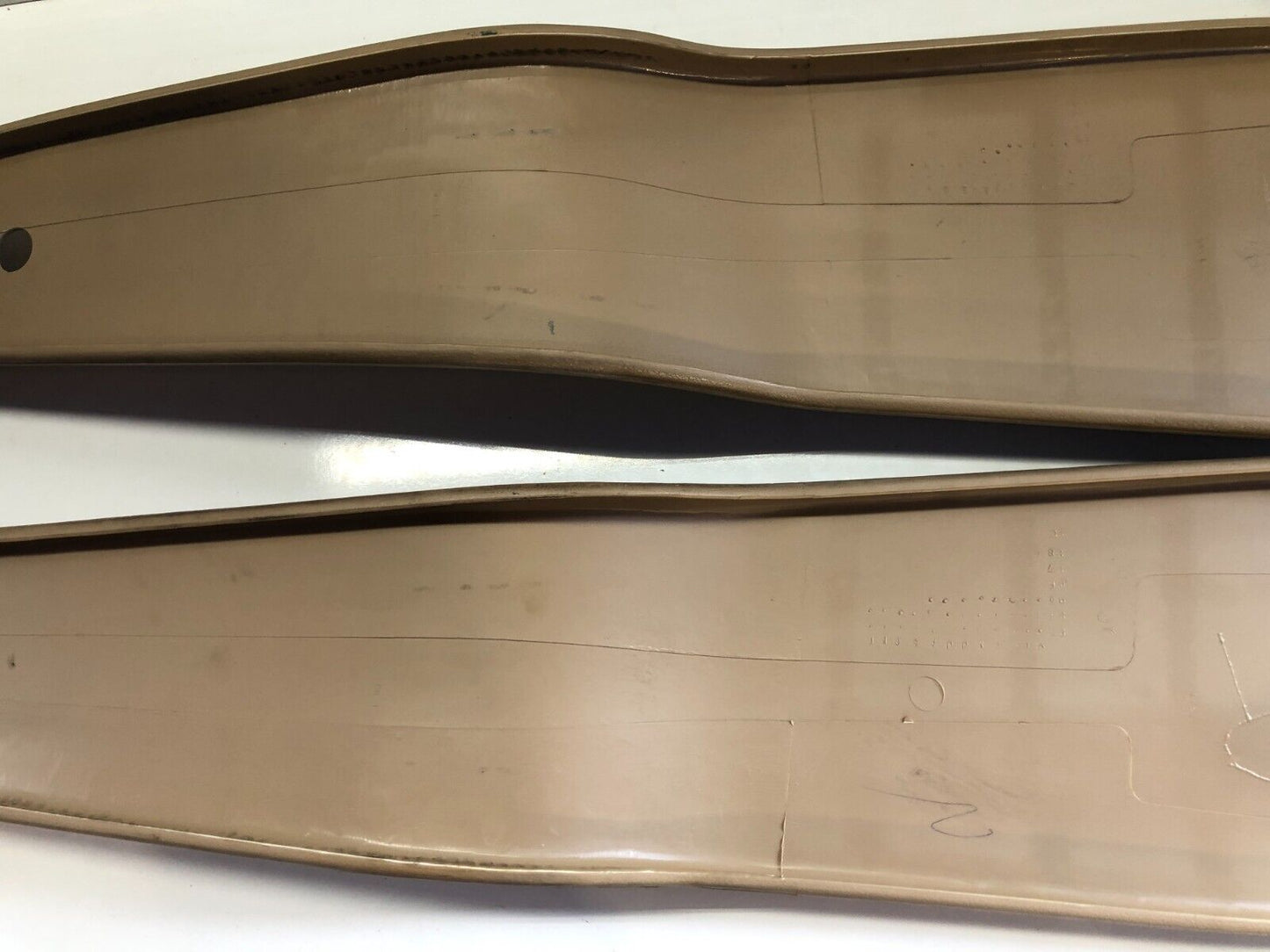 84-96 Jeep Cherokee XJ B Pillar Trim LH RH SET Panel Camel Tan OEM