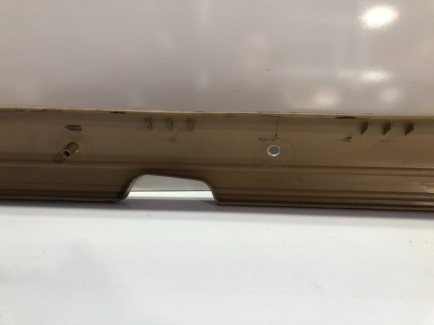 84-96 Jeep Cherokee XJ LH Door Sill Lower Trim Camel Tan Passenger Entry OEM