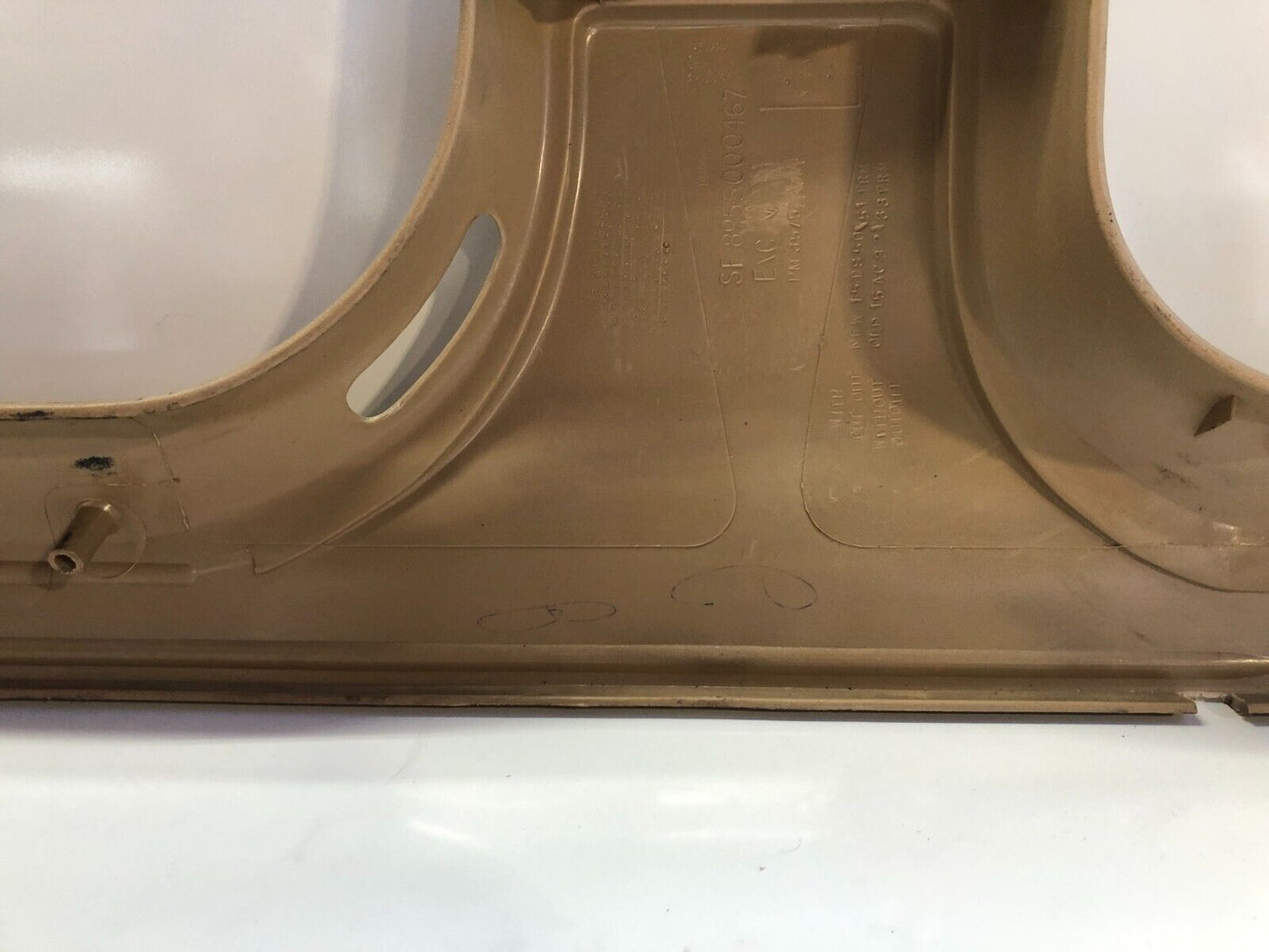 84-96 Jeep Cherokee XJ LH Door Sill Lower Trim Camel Tan Passenger Entry OEM