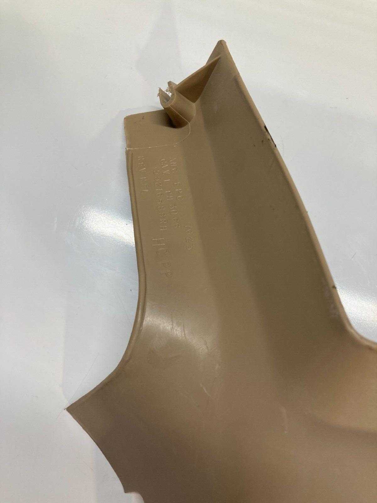 84-96 Jeep Cherokee XJ Rear D Pillar Cargo Trim Set Tan Back Corner