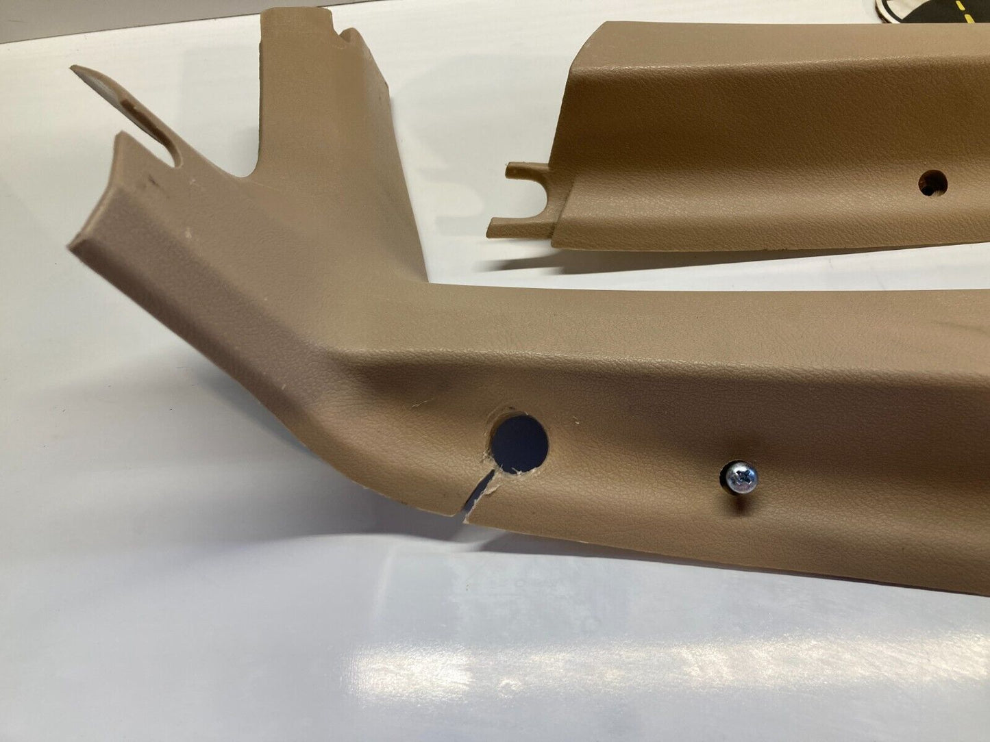 84-96 Jeep Cherokee XJ Rear D Pillar Cargo Trim Set Tan Back Corner