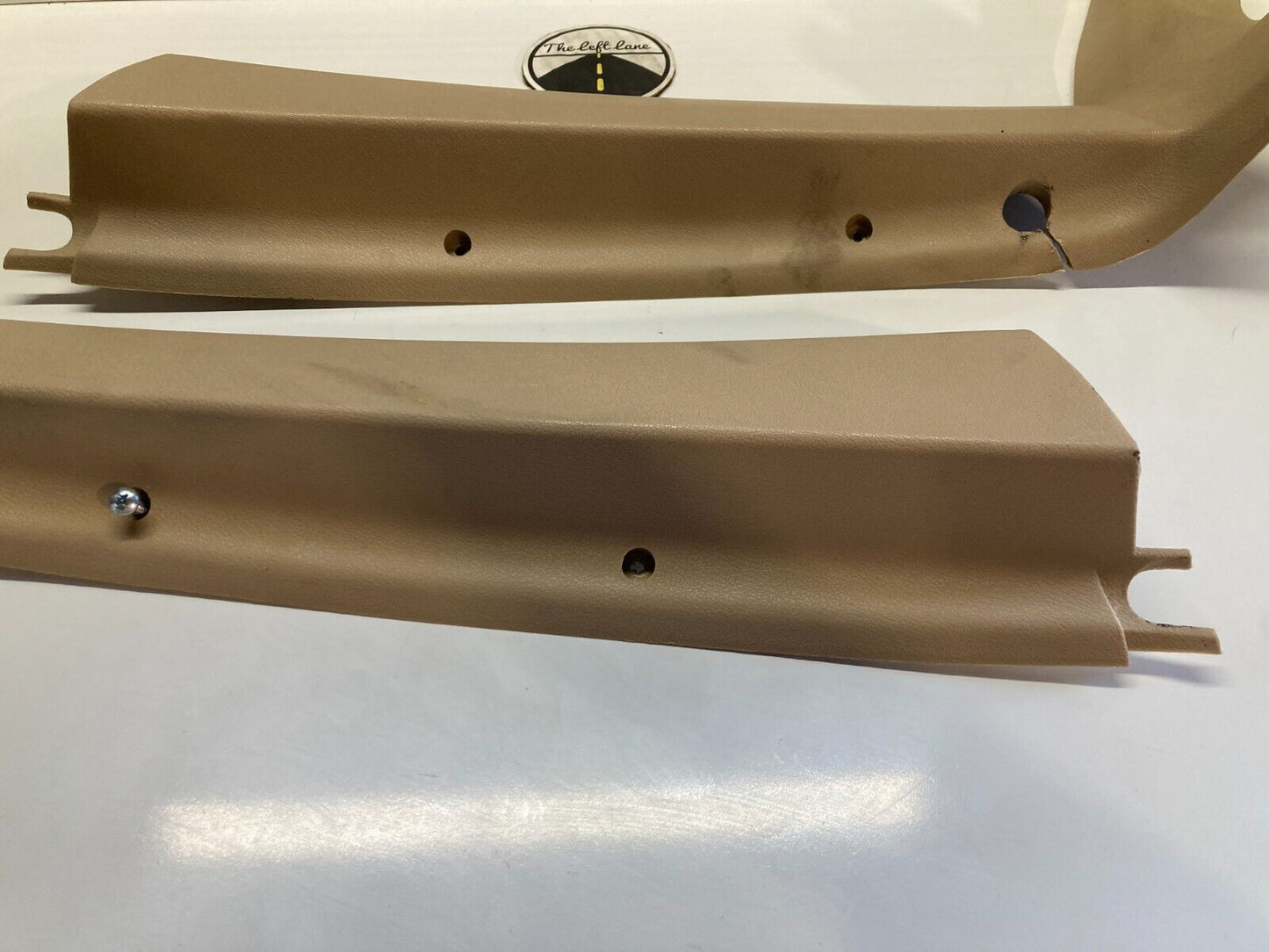 84-96 Jeep Cherokee XJ Rear D Pillar Cargo Trim Set Tan Back Corner