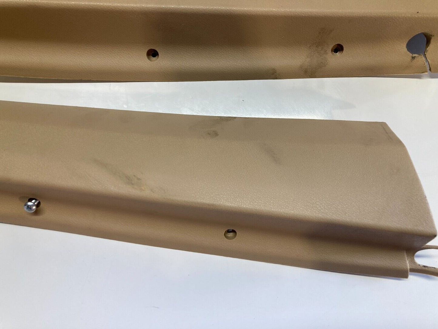 84-96 Jeep Cherokee XJ Rear D Pillar Cargo Trim Set Tan Back Corner