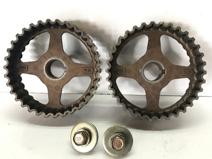 94-01 ACURA INTEGRA B18B1 LS CAMSHAFTS CAM GEARS SPROCKETS PAIR w/ Bolts