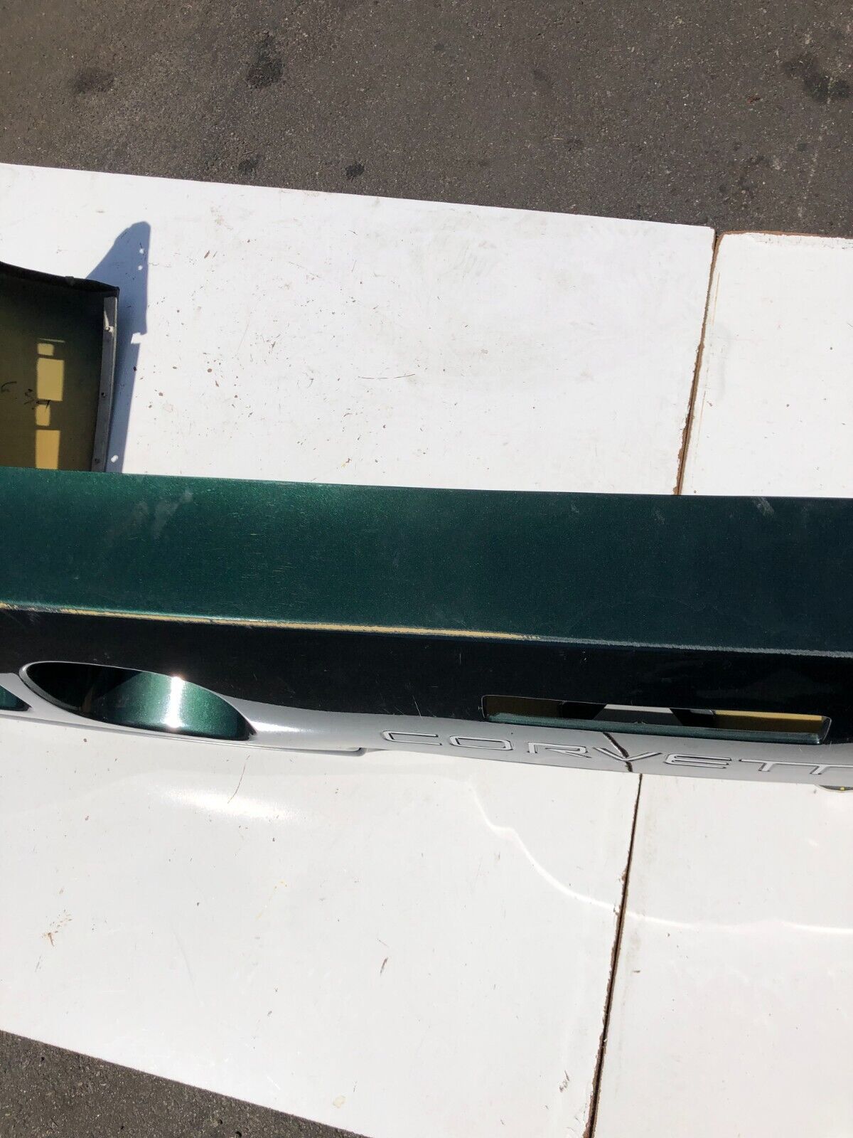 1991 - 96 C4 Corvette REAR Bumper Cover Facia Green OEM  -- Pick up or Freight