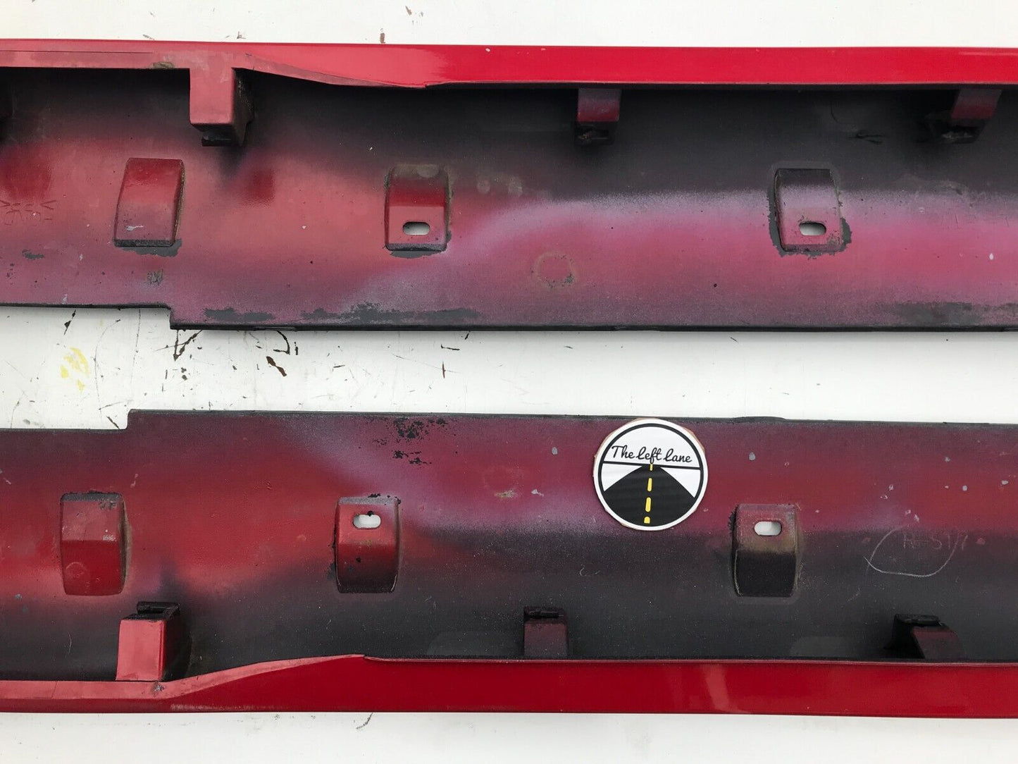 94-01 ACURA INTEGRA 2 DOOR COUPE ONLY - SIDE SKIRT SET LEFT RIGHT SKIRTS RED OEM