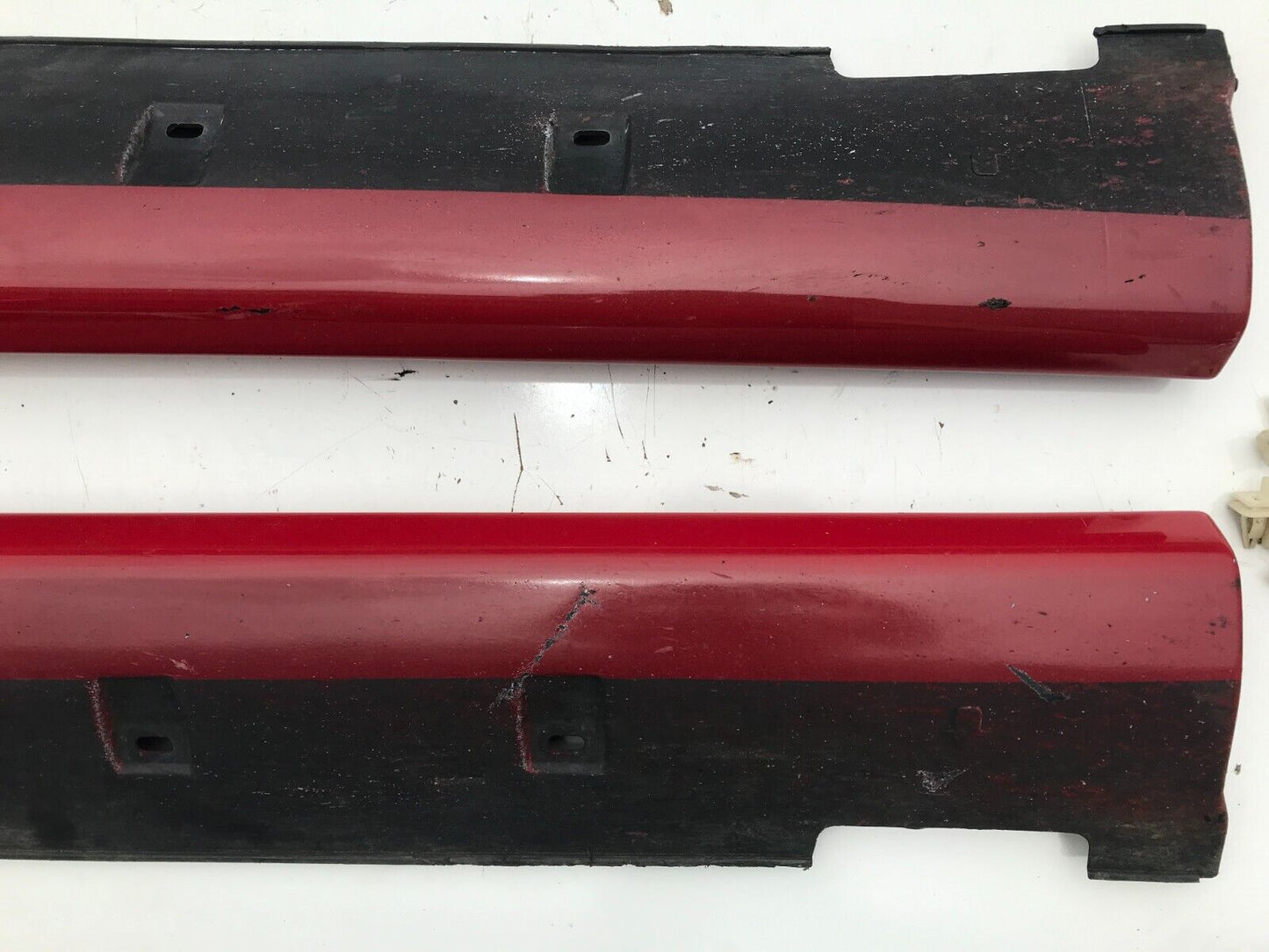 94-01 ACURA INTEGRA 2 DOOR COUPE ONLY - SIDE SKIRT SET LEFT RIGHT SKIRTS RED OEM