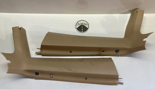 84-96 Jeep Cherokee XJ Rear D Pillar Cargo Trim Set Tan Back Corner